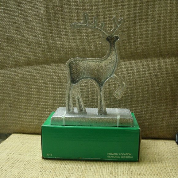 Holiday Silver Reindeer Stocking Holder - Picture 6 of 16